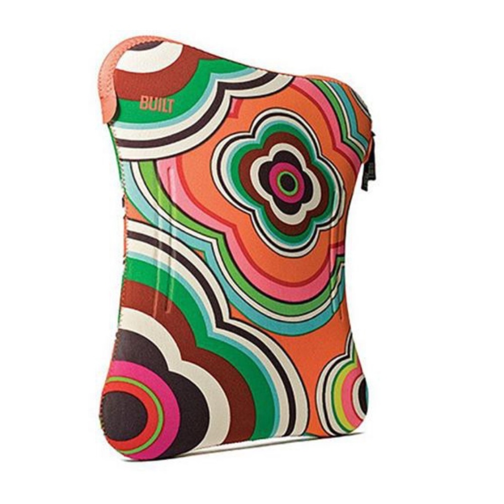 BUILT NY Colorful Retro Floral Laptop Sleeve 15-16"